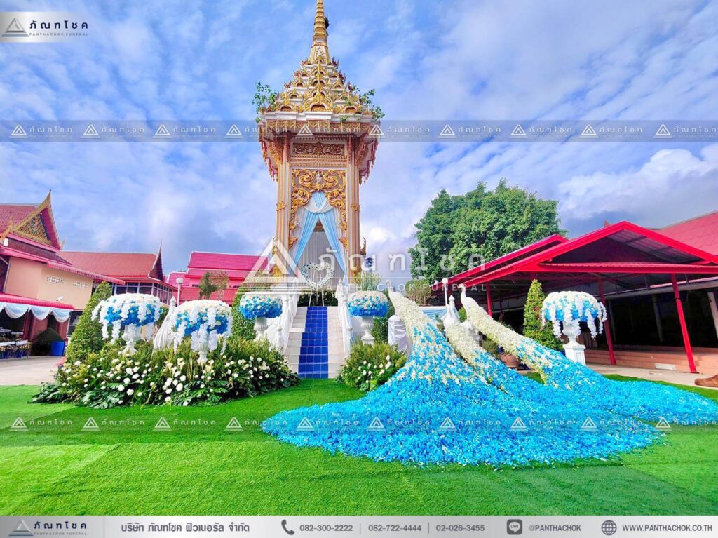Flowers to decorate the crematorium